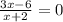 \frac{3x-6}{x+2}=0