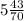 5 \frac{43}{70}