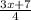 \frac{3x+7}{4}