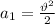 a_1= \frac{\vartheta^2}{2}