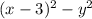 (x-3)^2-y^2