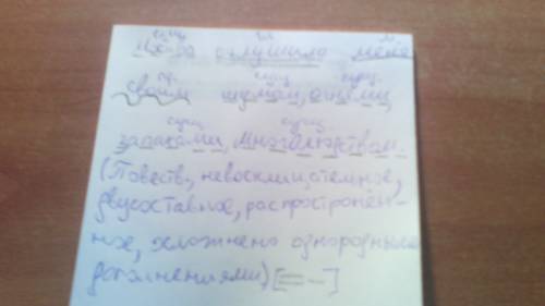 Синтаксический разбор предложения: с характеристикой и схемой москва оглушила меня своим шумом,огням