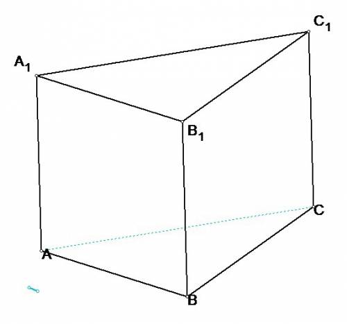 Дополнить чертеж призмы треугольника невидимым линиями