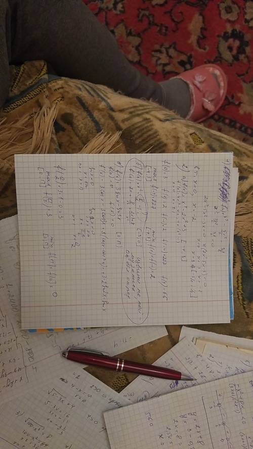 1. известно,что f'(x)=x^3-5x^2/2-3x/2. в каких точках необходимо вычислить значение функции f(x),что