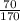 \frac{70}{170}