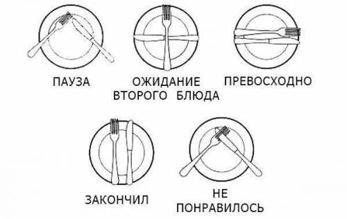 Расскажите. как правильно разложить столовые приборы для обеда