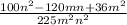 \frac{100n^2-120mn+36m^2}{225m^2n^2}