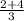 \frac{2+4}{3}