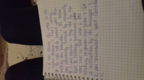 46.4.употребите пассивный залог в следующих предложениях. 1.a passer-byshowed me the way to the metr