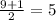 \frac{9+1}{2}=5