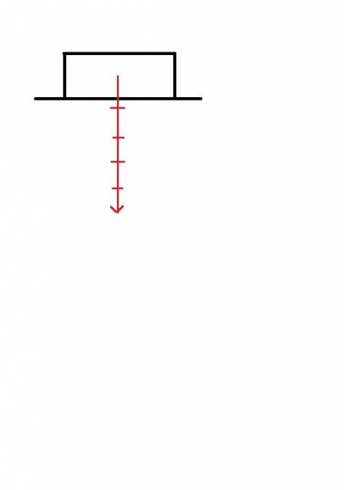 Вычислите силу тяжести,действующую на тело массой 5 кг.изобразите эту силу графически.единичный отре