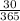 \frac{30}{365}