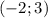 (-2;3)