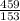 \frac{459}{153}