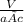 \frac{V}{a×c}