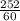 \frac{252}{60}