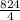 \frac{824}{4}