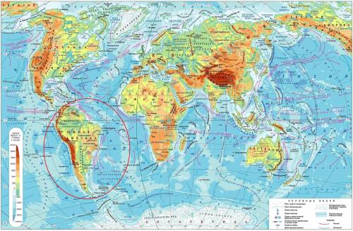 Южная америка. положение в полушариях земли. ! )