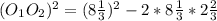 (O_1O_2)^2=(8 \frac{1}{3})^2 -2*8 \frac{1}{3}*2 \frac{2}{3}