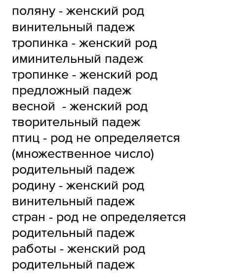 Спиши вставь пропущенные буквы продолжи текст четырьмя предложениями укажи падеж существительных чер