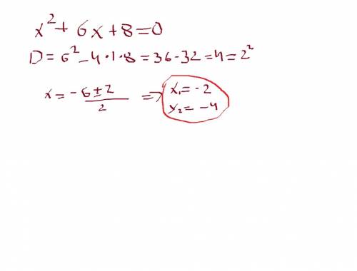 1) x²+6x+8=0 2) (3+x)²+x²-9=0 3) |x-1|=x²-2x+1 розв'яжіть рівняння,