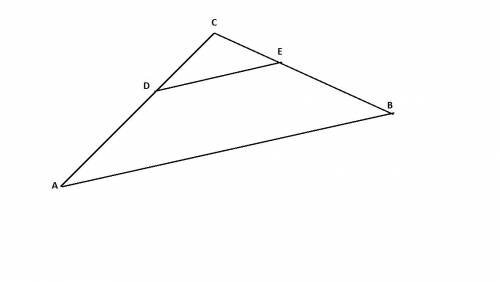 Втреугольника авс ∠с - тупой .если точка d лежит на стороне ас , а точка е - на стороне вс , то дока