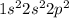 1s^22s^22p^2&#10;