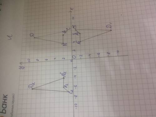 Решить : дан четыреугольник аndc, причем а(6; 2),d(6; 9),c(7; 1),n(4; 2). построить : а) четыреуголь