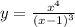 y= \frac{x^4}{(x-1)^3}