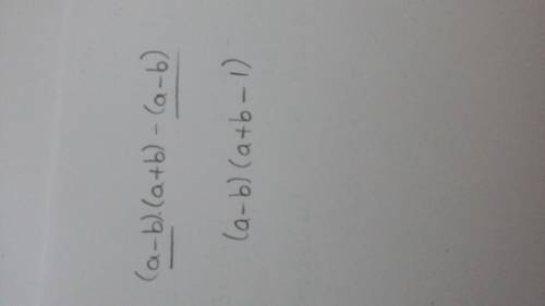 A^2-b^2-a+b=? не получается сгруппировать.