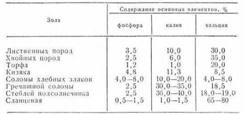 Какие вещества содержатся в золе после сгорания семян что происходит с органическими веществами посл