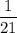 \dfrac{1}{21}