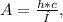 A= \frac{h*c}{λ} ,