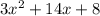 3x^2+14x+8