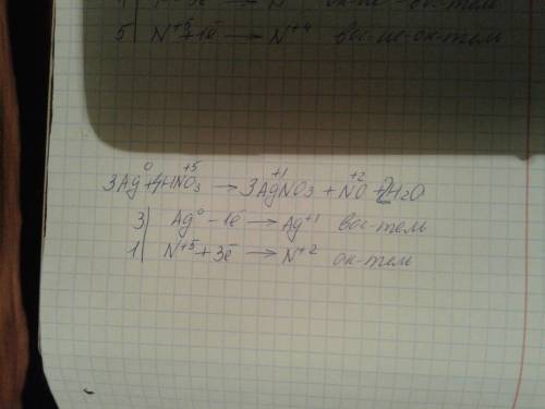 Коэффициент перед окислителем в реакции, схема которой : ag +hno3(разб.) =agno3+no+h2o (запишите чис