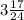 3 \frac{17}{24}