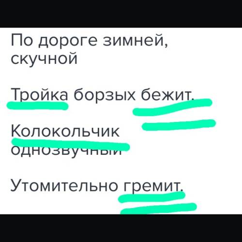 По дороге зимней, скучной тройка борзых бежит. колокольчик однозвучный утомительно гремит. : оба пре