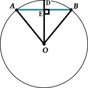 Хорда длиной 6 см перпендикулярна к радиусу окружности. расстояние от точки пересечения хорды с ради