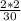 \frac{2 * 2}{30}