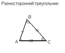 Постройте равнобедренный,равносторонний,разносторонний.