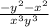 \frac{-y^2-x^2}{x^3y^3}