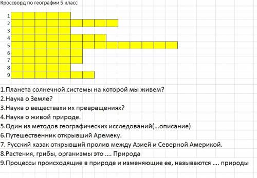 Кроссворд на тему .чем больше тем лучше