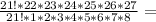 \frac{21! * 22 * 23 * 24 * 25 * 26 * 27}{21! * 1 * 2 * 3 * 4 * 5 * 6 * 7 * 8} =