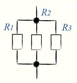 Нарисовать схему соединение. параллельное соединение проводников и его закономерности. + 3 формулы !