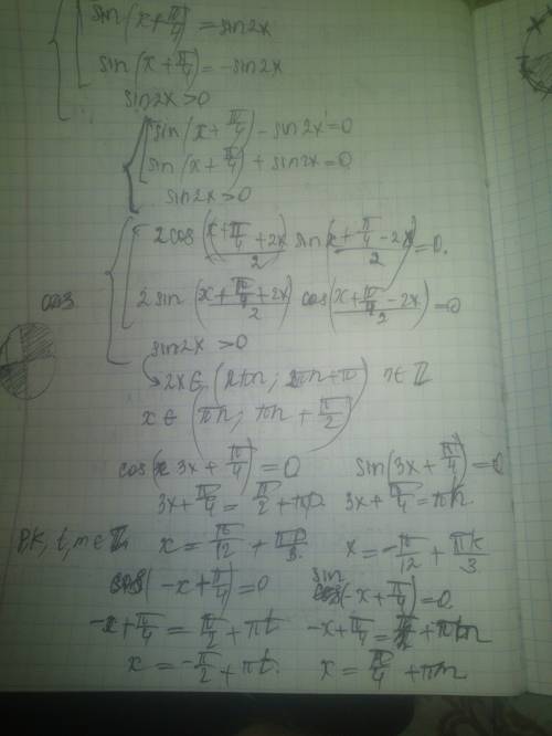 Решите уравнение |cosx + sinx| =sgrt2 * sin2x