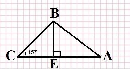 Втреугольнике авс ас=3 корень из 2 вс =7см угол с = 45° какова длина стороны ав