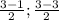 \frac{3-1}{2} ; \frac{3-3}{2}