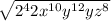 \sqrt{2^{4} 2 x^{10} y^{12} y z^{8}}