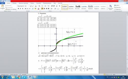 Даны фигуры, ограниченные следующими линиями: 1) у=х^3; у=х^2 2) у=х^(1/2); у=х^2 3) у=х^(1/2); у=х
