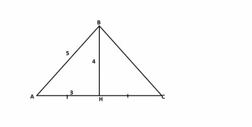 Втреугольнике abc ab=bc=5 sina=0.8 . найти ac